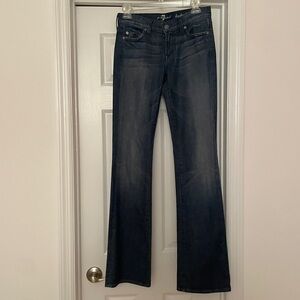 7 For All Mankind Dark Blue Bootcut Jeans Size 26